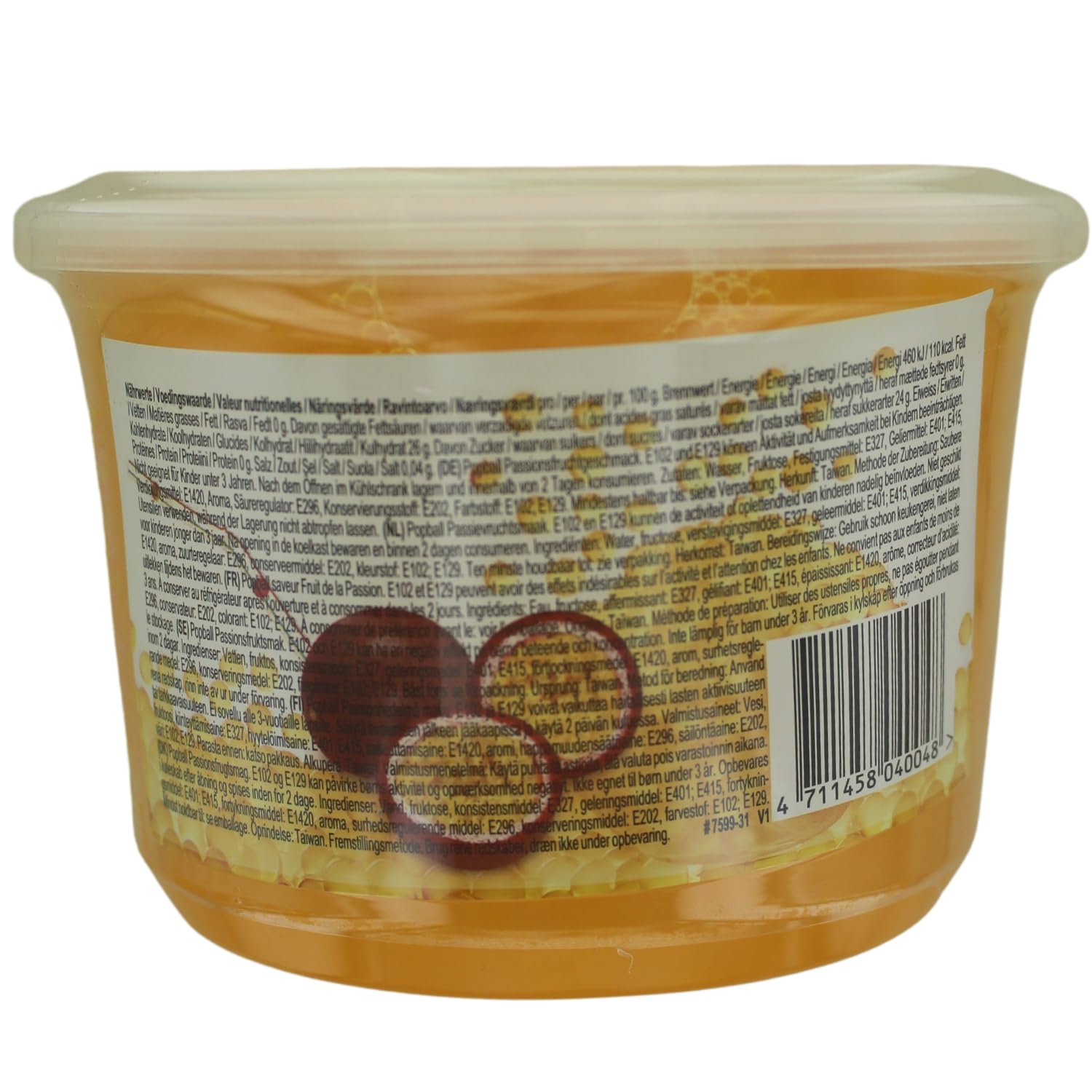 Popping Boba Fruta de la Pasión 950 GR