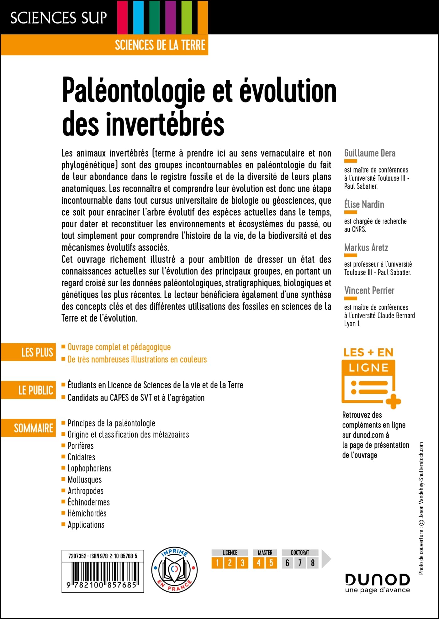 Paléontologie et évolution des invertébrés