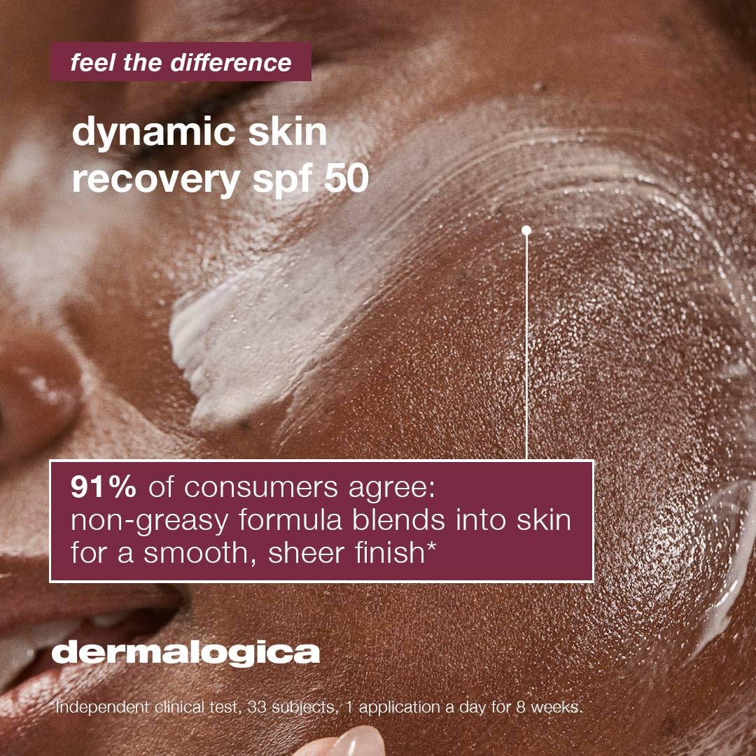 Dermalogica Dynamic Skin Recovery Crema Idratante SPF50 65ml Set | Crema idratante quotidiana con SPF50 che idrata, rassoda e aiuta a proteggere dai segni visibili dell'età.
