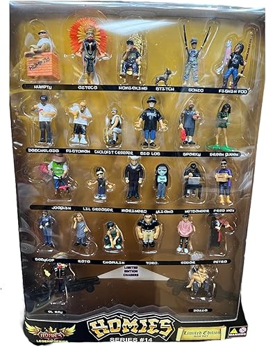 Homies Series #14 Edición Limitada - Juego completo de caja con 2 cazadores de edición limitada