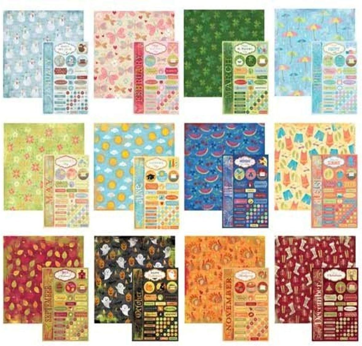 Karen Foster Design Scrapbook Calendar Creations Creative Kit