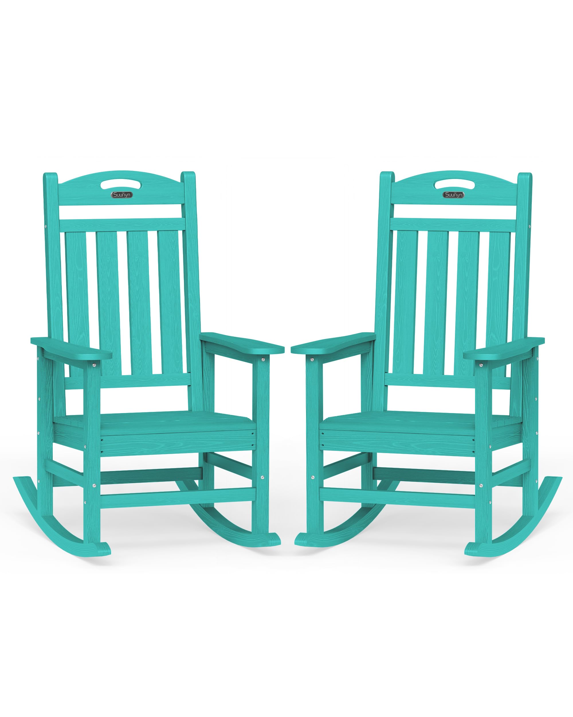 Outdoor Rocking Chairs Set of 2,Oversized Rocking Chair,All Weather