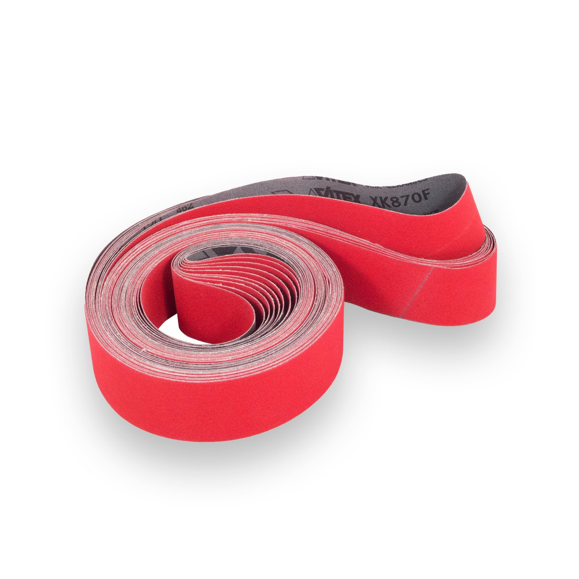 VSM XK870F Schleifband/Keramikkorn Schleifbänder flexibel | 50x2000 mm | 7-teiliges Premium-Set | gemischte Körnungen