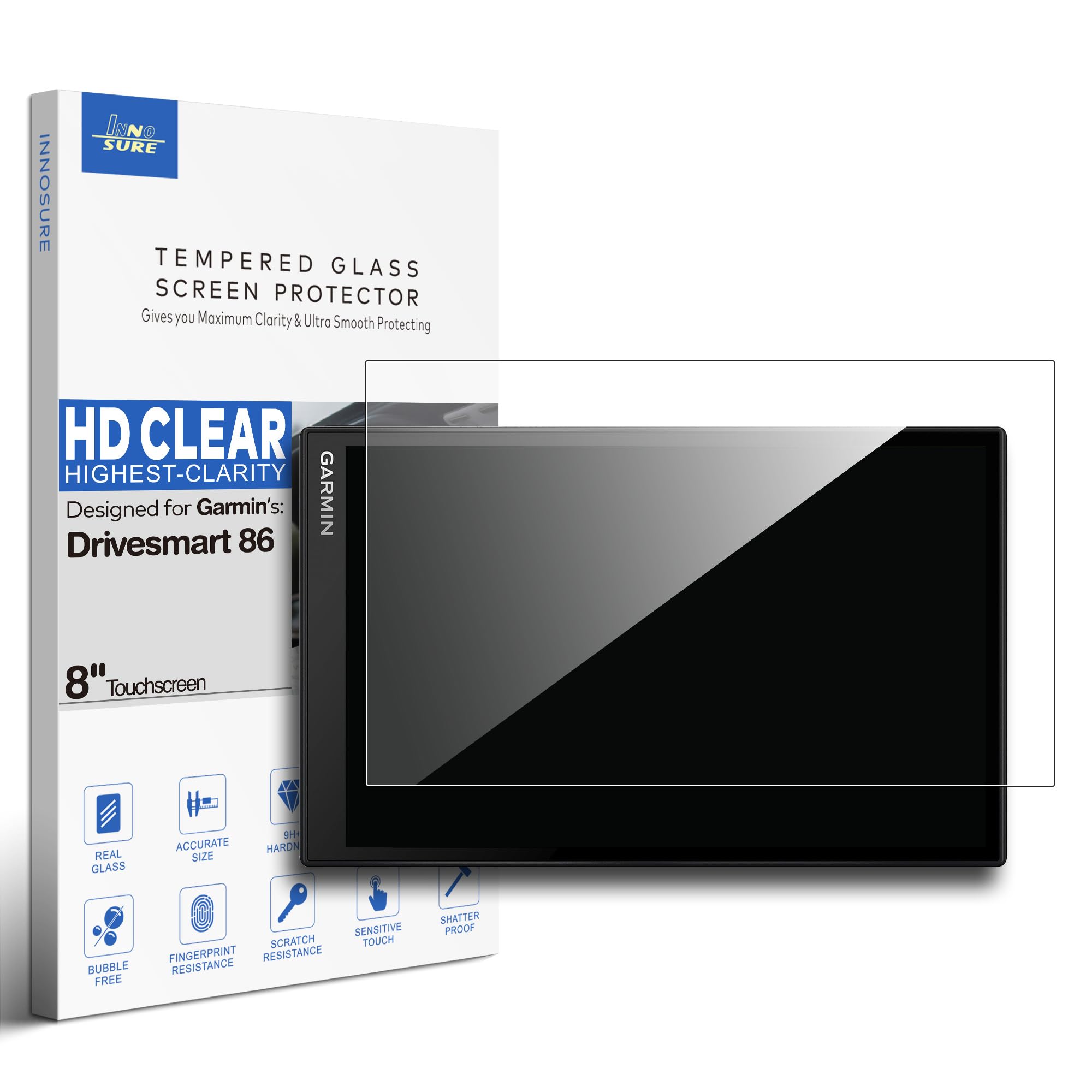 Protection D'écran En Verre Trempé Pour Garmin Edge 1050, Film En Verre Trempé, Ultra Fin, Anti-traces De Doigts, Film TPU Transparent Anti-rayures (1 Pièce