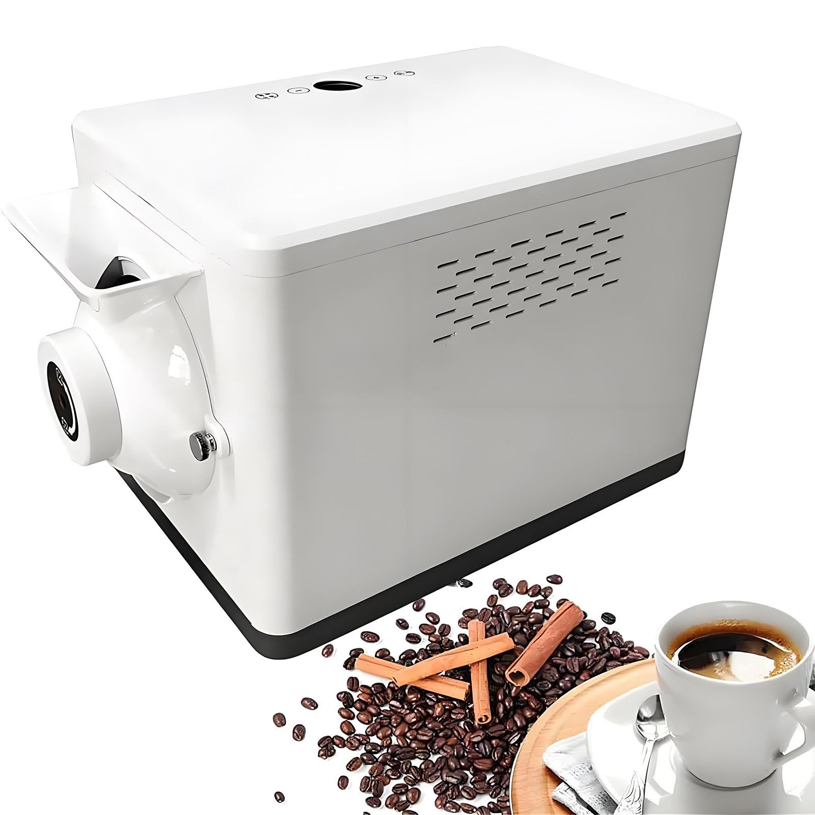GUTYGIO 1600W Coffee Roaster, Coffee Bean Roaster, 1500g Capacity, 0-250℃ Temperature Adjustable Electric Coffee Bean Roasting Machine, Nut Peanut Cashew Chestnut Roasting
