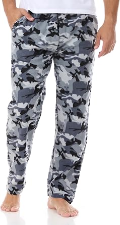 North 15 Mens Camouflage Super Soft Micro Fleece Lounge Pants