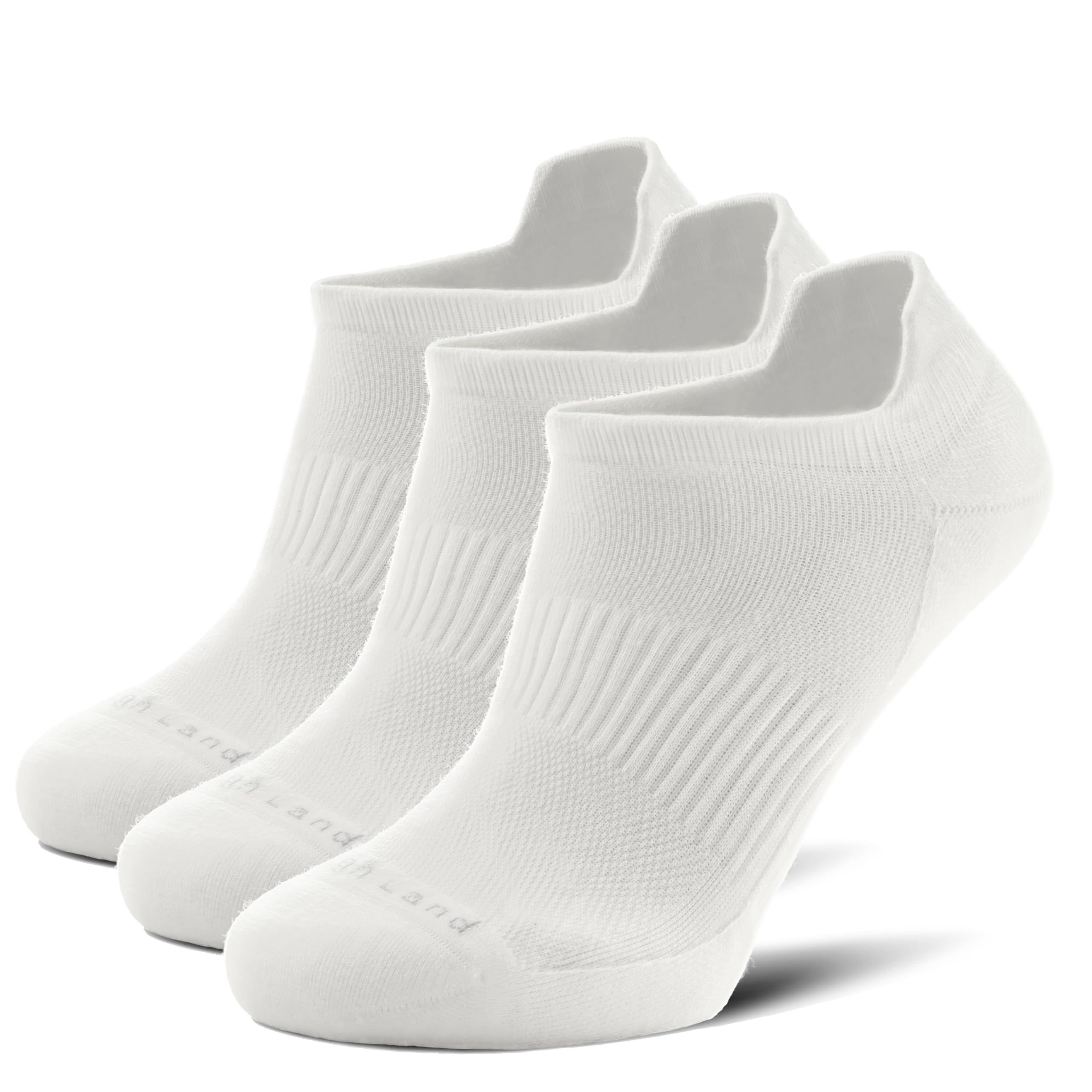 Toughland - Calcetines de lana merino para hombre y mujer, 80 % lana merino, ligeros, acolchados para correr, senderismo