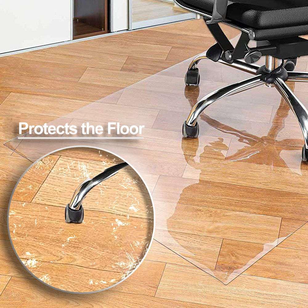 Artwelt Esterilla Protectora Para Silla De Oficina, Transparente, 2 Mm, Para  Silla De Escritorio, Alfombrilla Para Silla De Oficina (100 Cm X 100 Cm, image size:1000x1000
