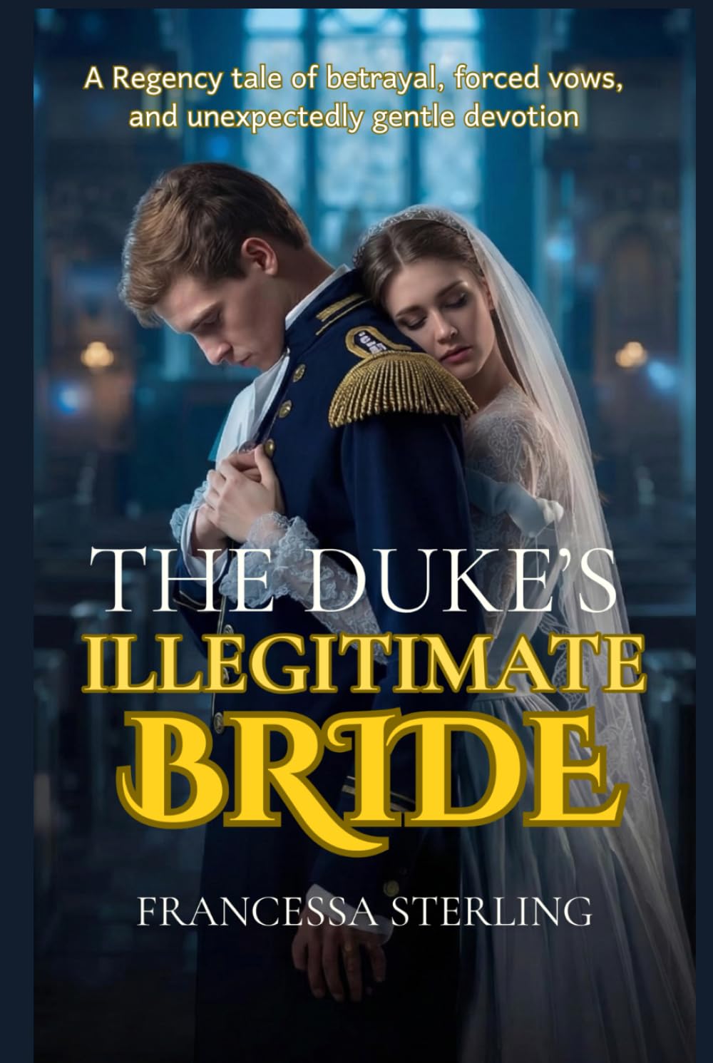 The Duke’s Illegitimate Bride: A Spicy Slow-Burn Regency Romance of a Scarred Duke, a Hidden Daughter, and a Perilous Marriage of Convenience (The Officer’s Vows)