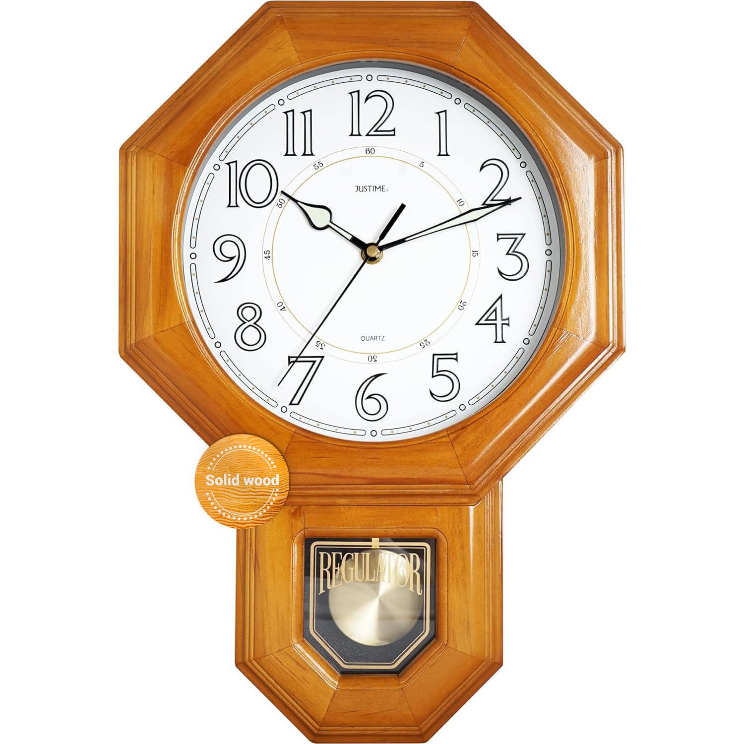 Amazon.com: JUSTIME Traditional Luminous Schoolhouse Solid Wood