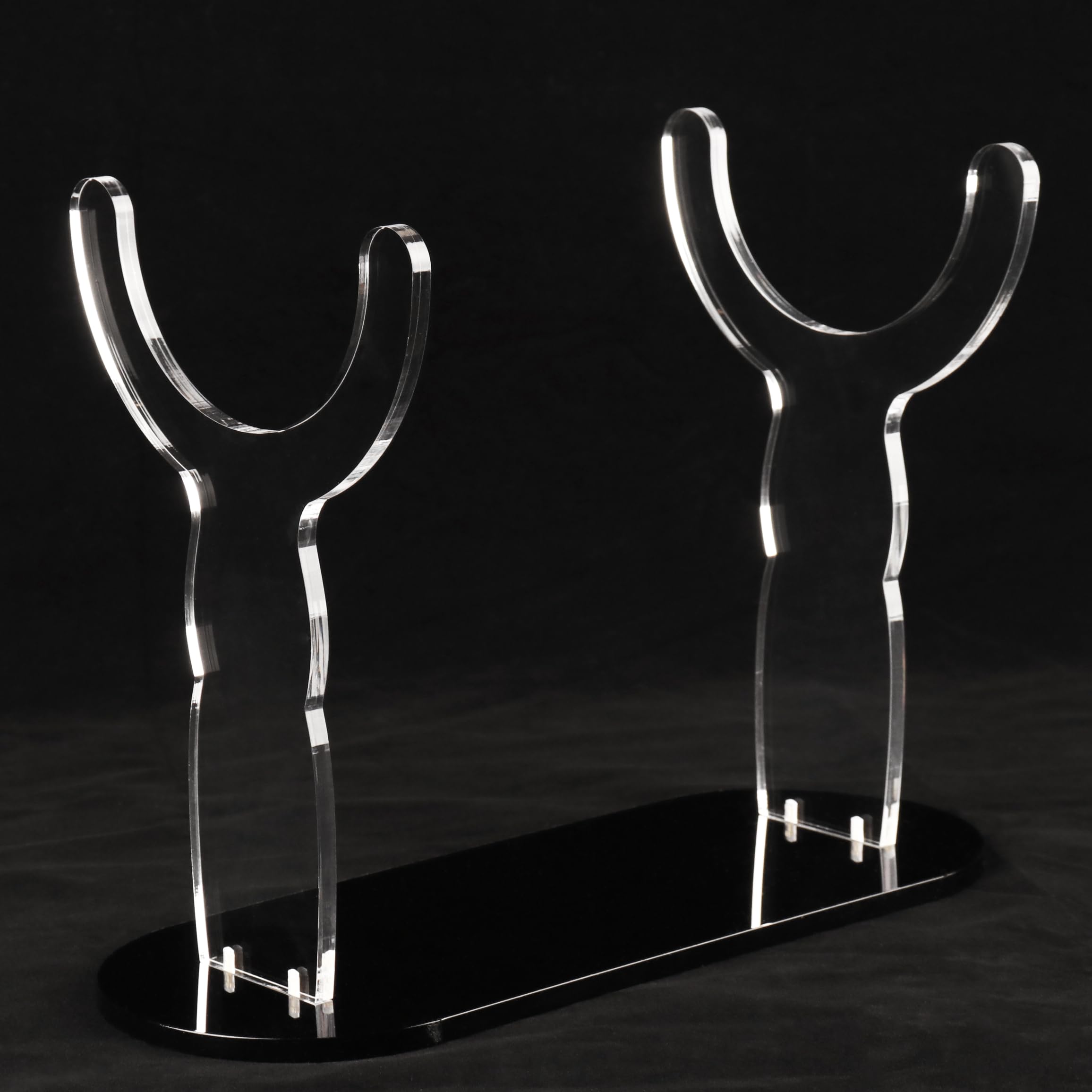 Soporte de cuerno acrílico resistente, soporte decorativo para shofar, adecuado para todos los cuernos kosher yemení, antílope de cuerno trenzado, antílope