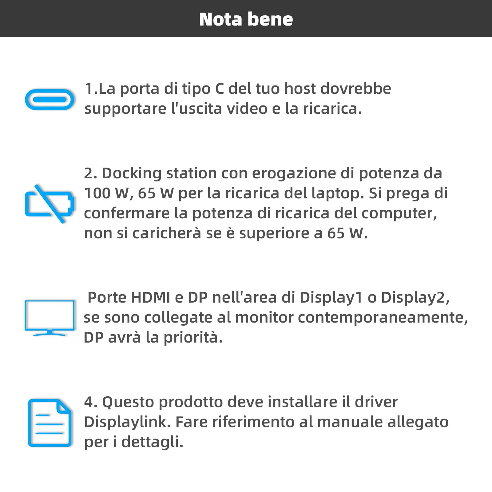 WAVLINK Displaylink Docking station universale USB C con 2 HDMI e DP 65 W PD, Gigabit Ethernet, 6 USB 3.0, audio, microfono, compatibile con Mac OS e Windows