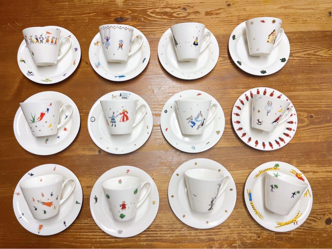 Amazon.co.jp: コーヒーカップ&ソーサー カップになった12の絵本