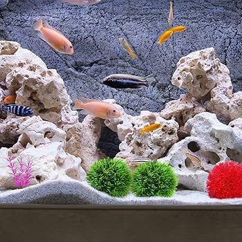 Amazon.co.jp: LUEYAO 4ピース 3.15インチ 人工海藻ボール