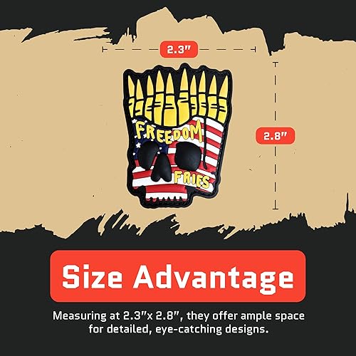 Miniatura 194 de Don't Be A Salty Creative Humor - Parche táctico militar para moral, divertidos parches tácticos, cierre de gancho y bucle de goma de PVC, parches