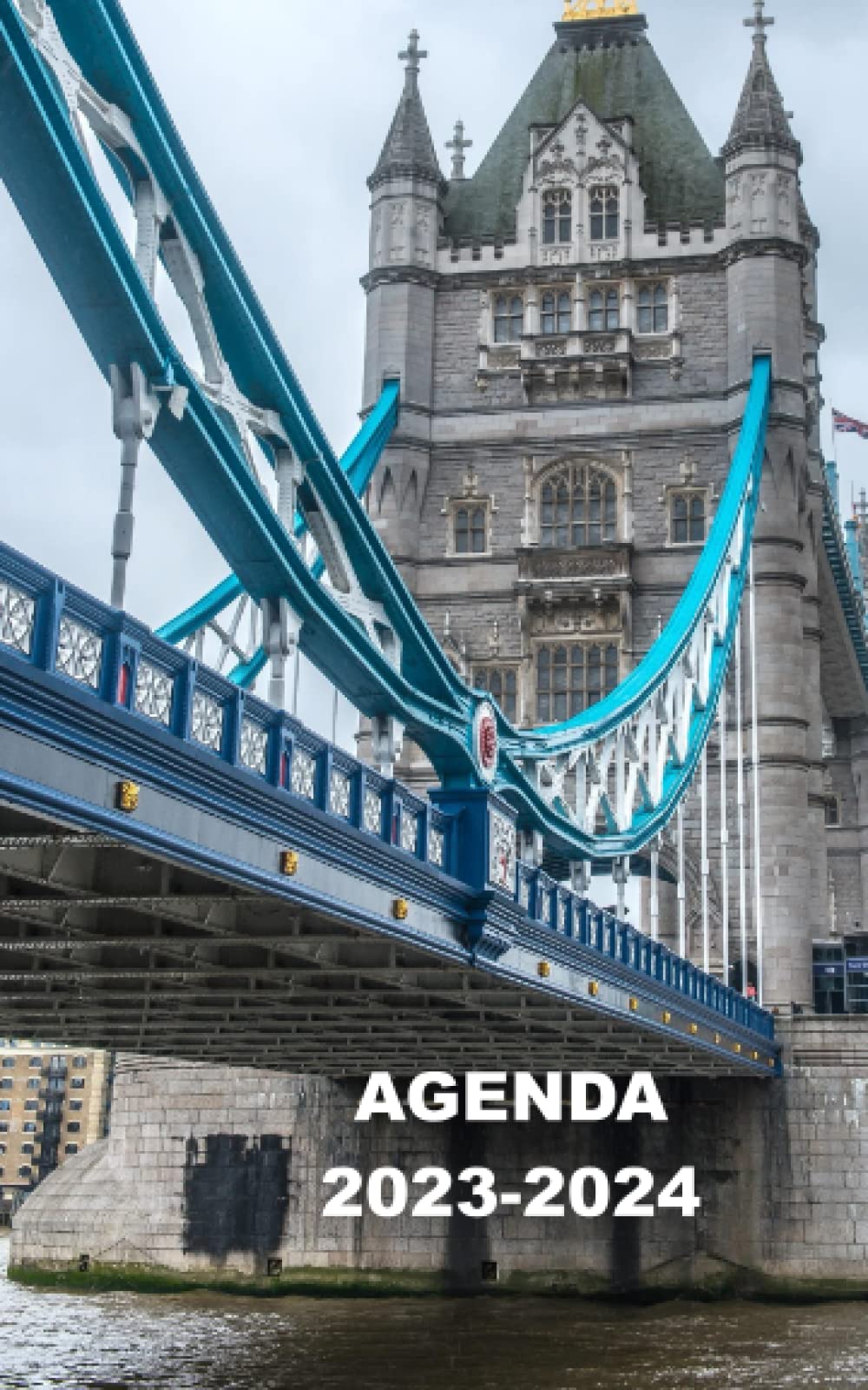 AGENDA 2023 2024: Agenda Scolaire 2023 2024: LONDRES - Planificateur journalier 1 page par jour - Organiseur scolaire de septembre 2023 à juillet 2024 pour étudiants, collège, Lycée - Format A5