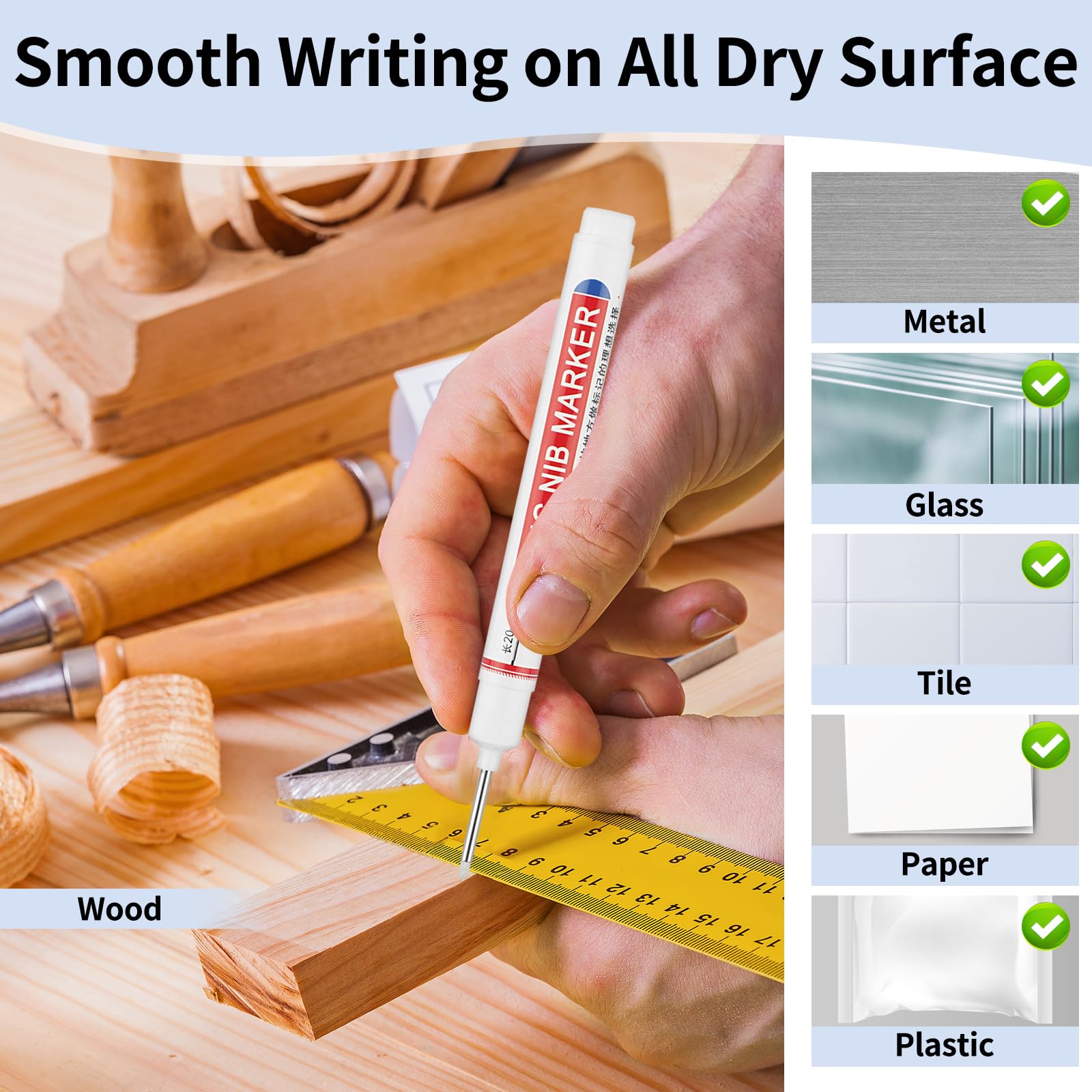 Long Reach Marker Pens - 15 Colors, FREE SHIPPING -5