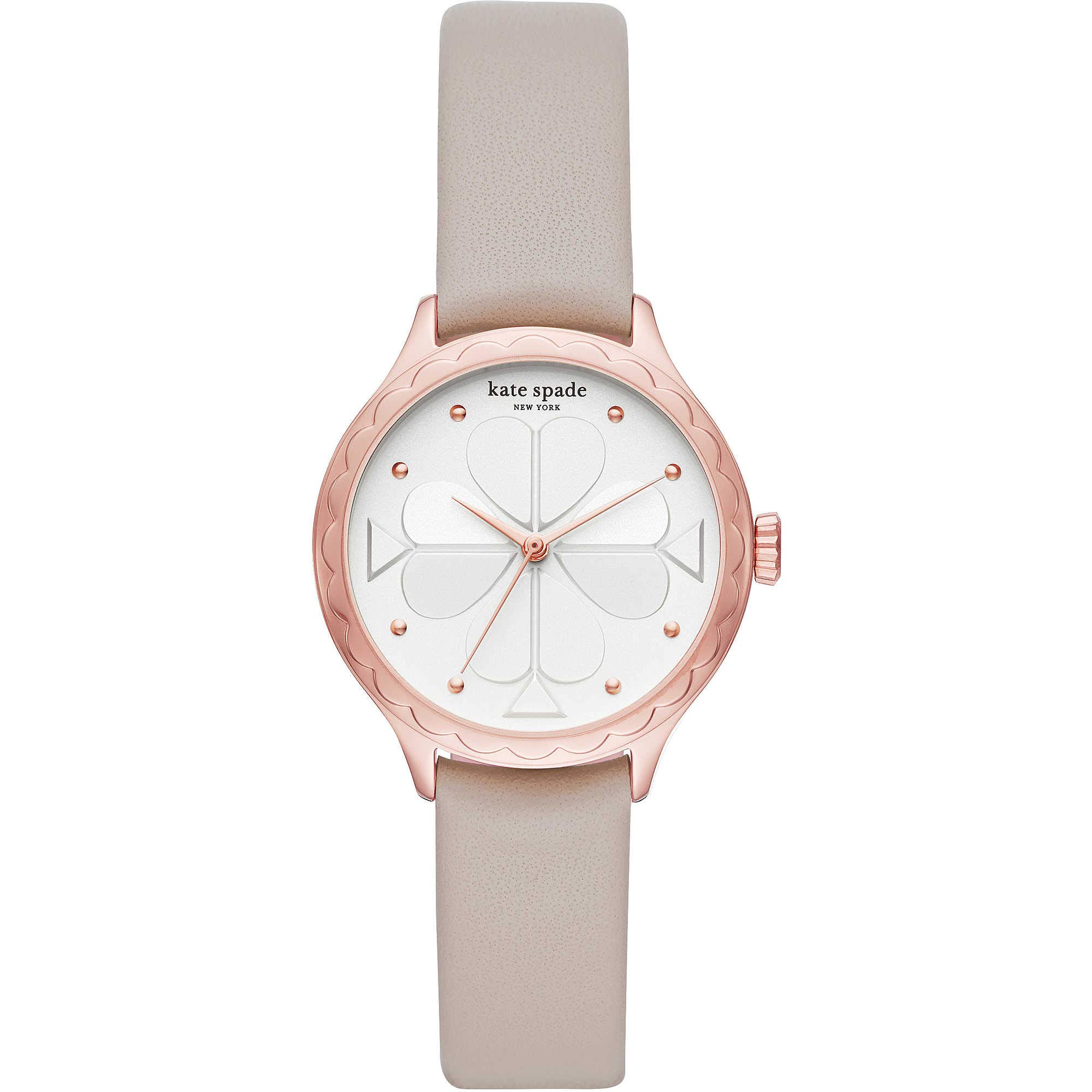 Kate Spade New York Rosebank Warm Taupe Leather Women's Watch KSW1538