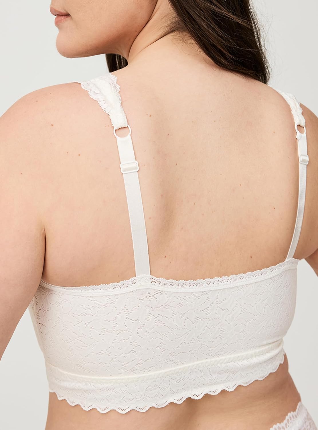 Torrid Women's Plus Size Bralite Unlined 4-Way Stretch Lace Bralette - Image 5