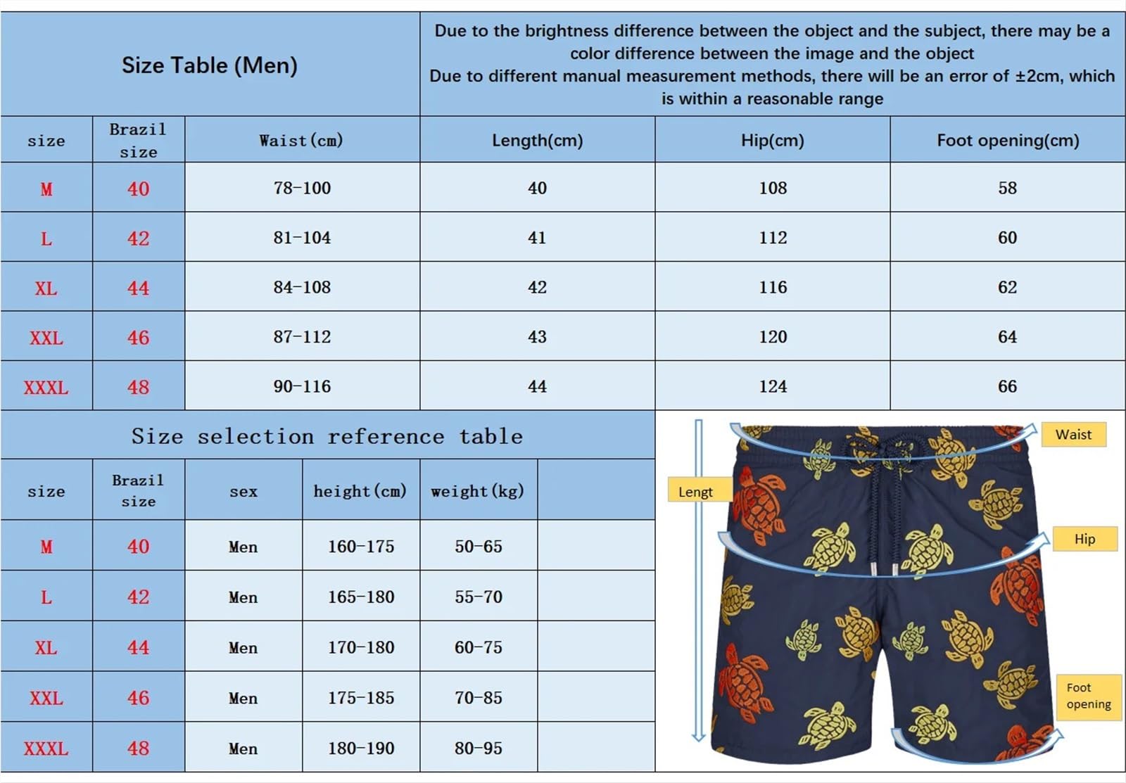 Pantaloncini da spiaggia Pantaloncini da bagno Costume spiaggia uomo | Con short da surf triangolare interno elasticizzato ad asciugatura rapida