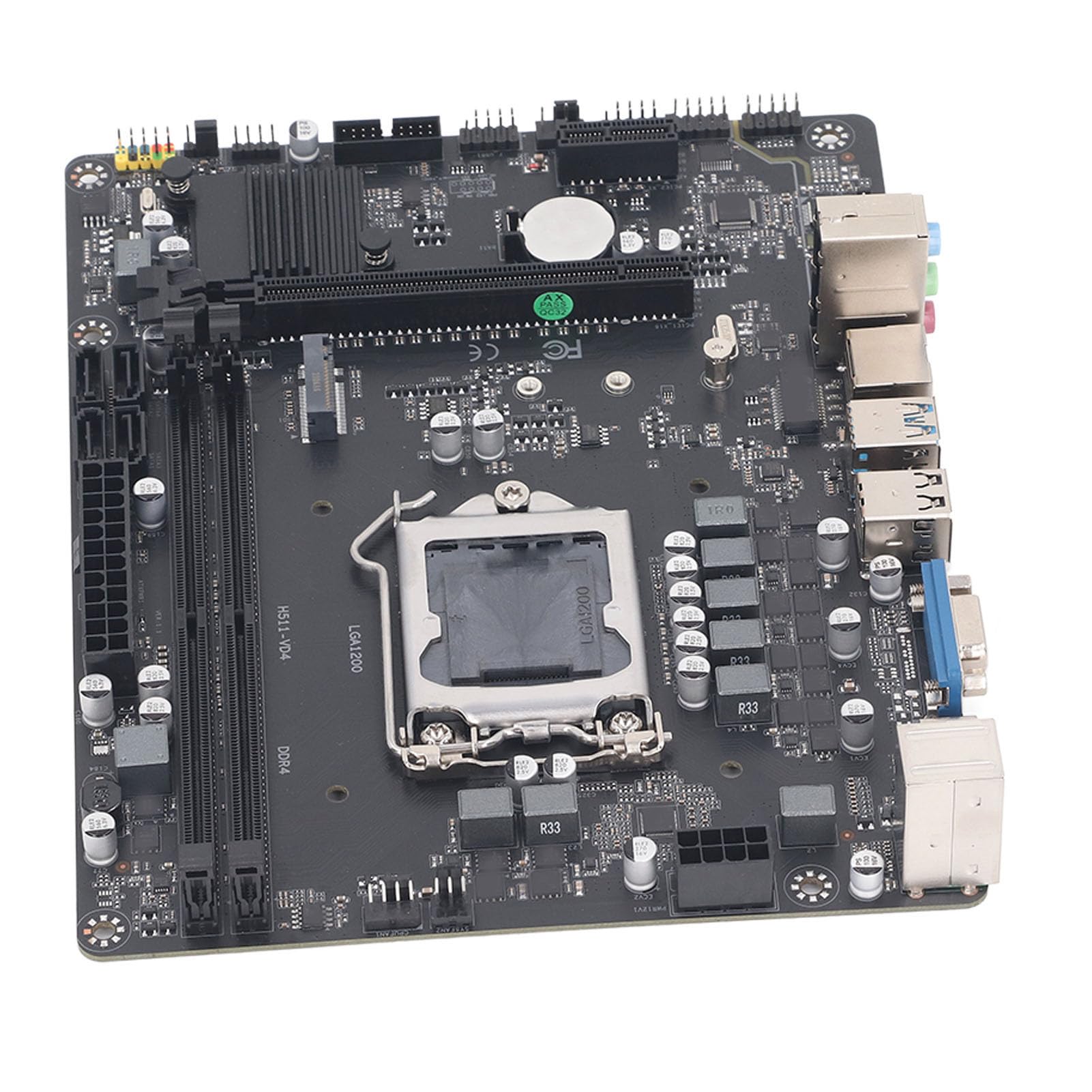 Płyta Główna LGA 1200, Płyta Główna do Gier DDR4 Obsługuje Procesory Intel Core I9 I7 I5 I3 Pent Ium, Dwukanałowa pamięć DDR4 USB3.0 SATA Płyta Główna Komputera Stacjonarnego,