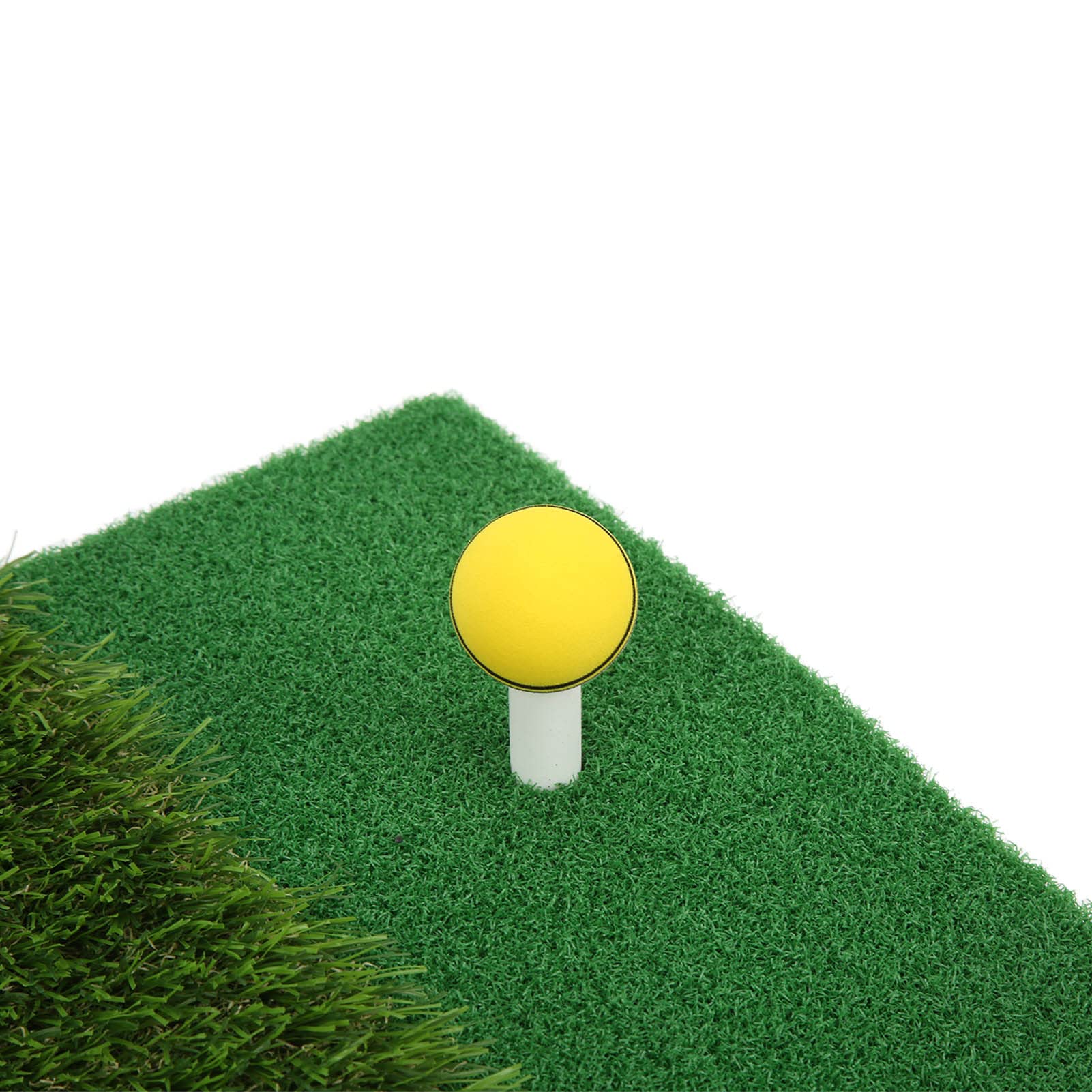 Golf Abschlagmatte 30x30 cm/Übung Training Matte/Übungsmatte inklusive Gummi Tee/ideal zum Golf-Schlagtrainingshilfen, Rasenmatte zum Golf-Üben für den Heimgebrauch oder den Außenbereich im Hint