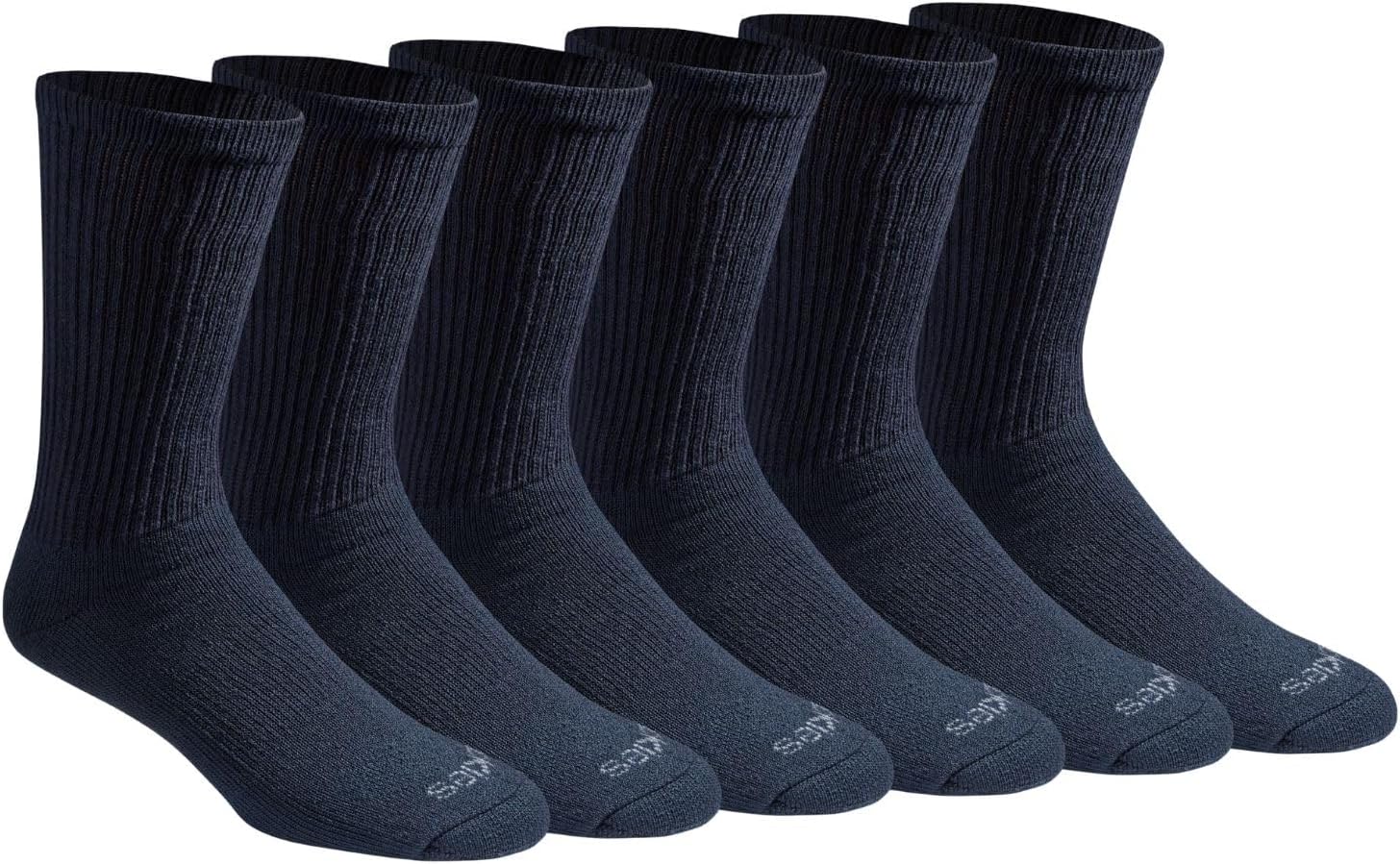 Cherokee mens Multi-pack Dri-tech Moisture Control Crew Socks Socks (pack of 6)