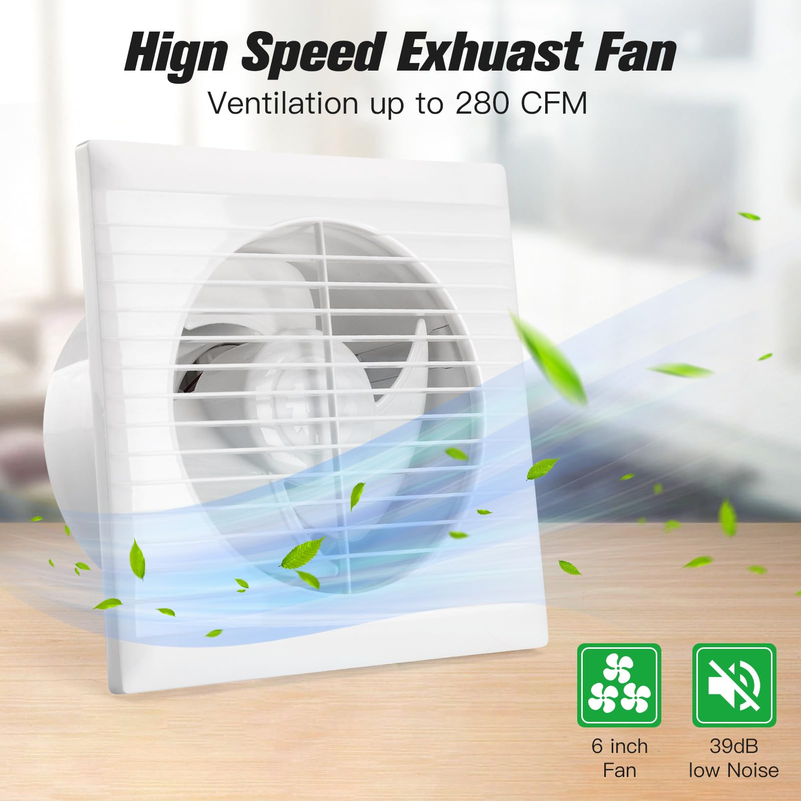 blessny Ventilador de escape alimentado por energía solar, panel solar de 15 W + ventilador de ventilación de 6 pulgadas para invernadero exterior, gallinero, cobertizo, casa de mascotas