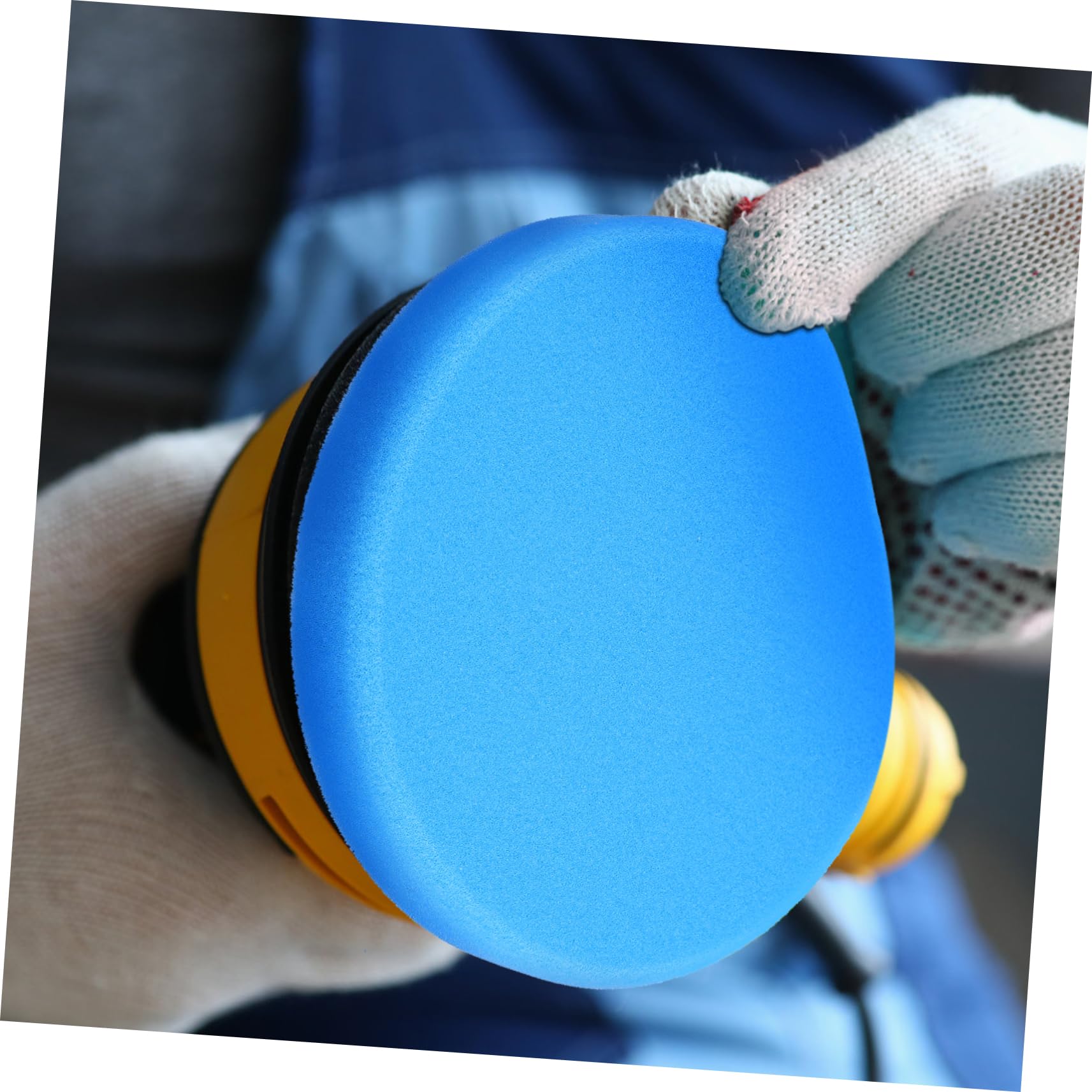 GLEAVI 10stücke Auto Polierpads Teiliges Polierschwamm Für Umfassende Fahrzeugaufbereitung Kompatibel Mit Verschiedenen Maschinen Zum Wachsen Polieren Und Schleifen
