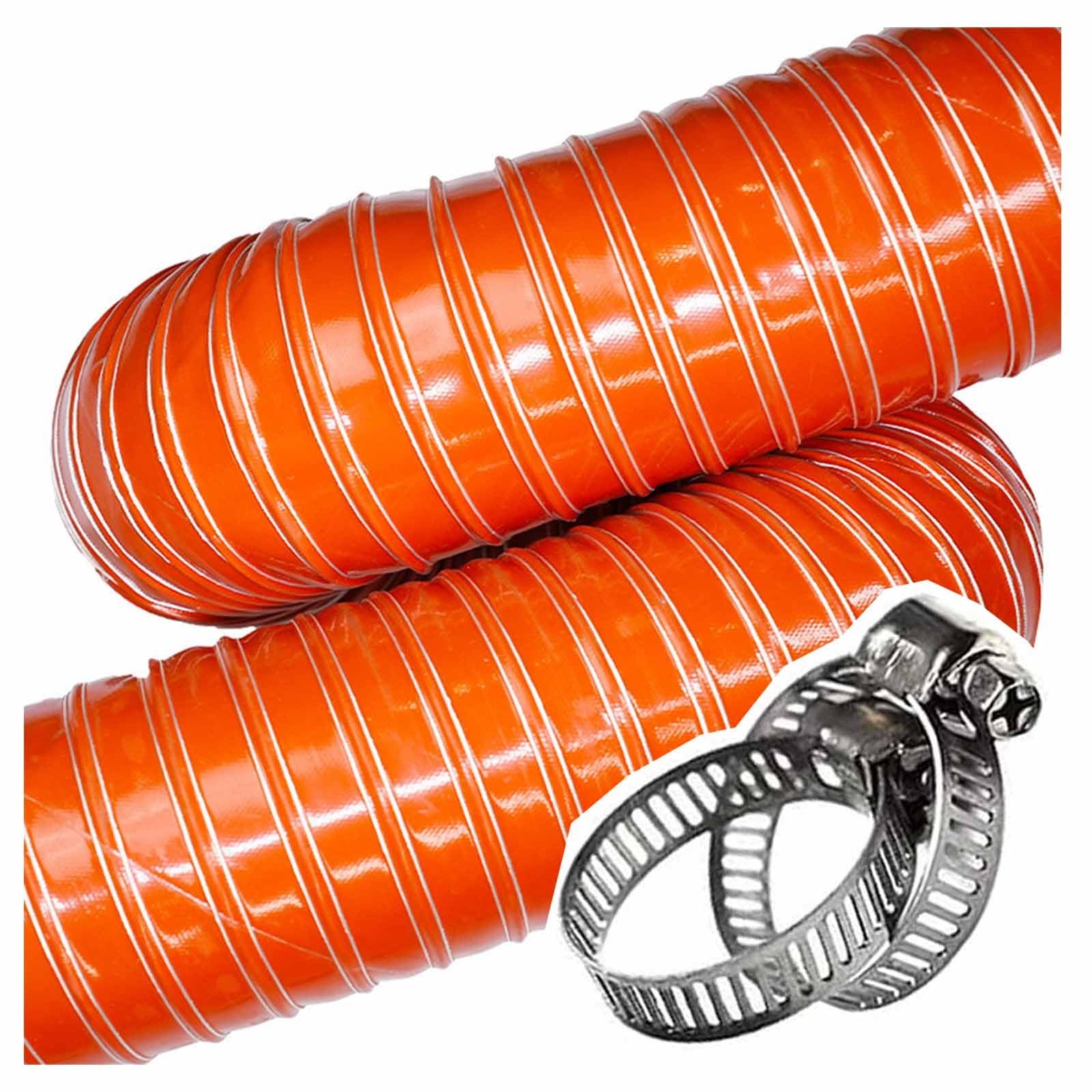 Manguera flexible de silicona duradera para soportar alta temperatura en secadora