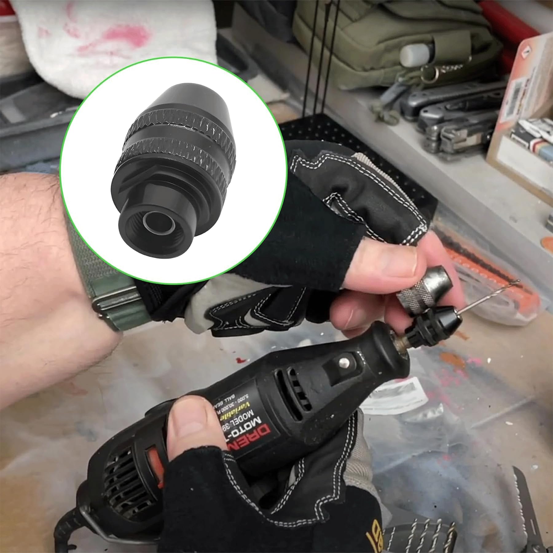Dremel Chuck - 5 Pack Quick Change Keyless -4
