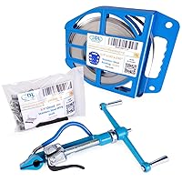 Vista 11 de IDL Packaging Kit de bandas de acero inoxidable 201 de 1/2 pulgada, herramienta de bandas de alta resistencia + bobina de bandas de acero inoxidable