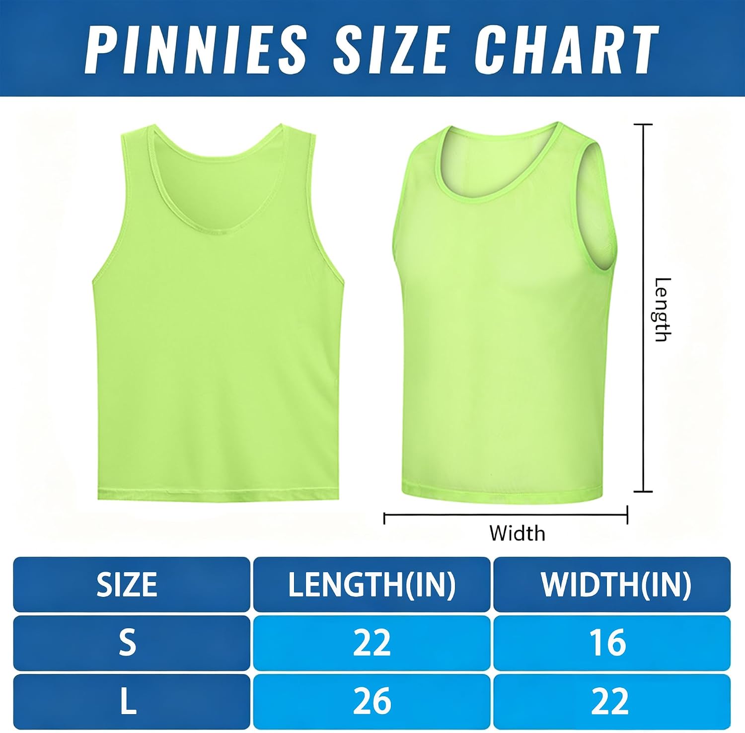 6 Pcs Pinnies Mesh Scrimmage Vests,for Youth Soccer Basketball Lightweight Team Sports Jerseys and Practice Pinnies