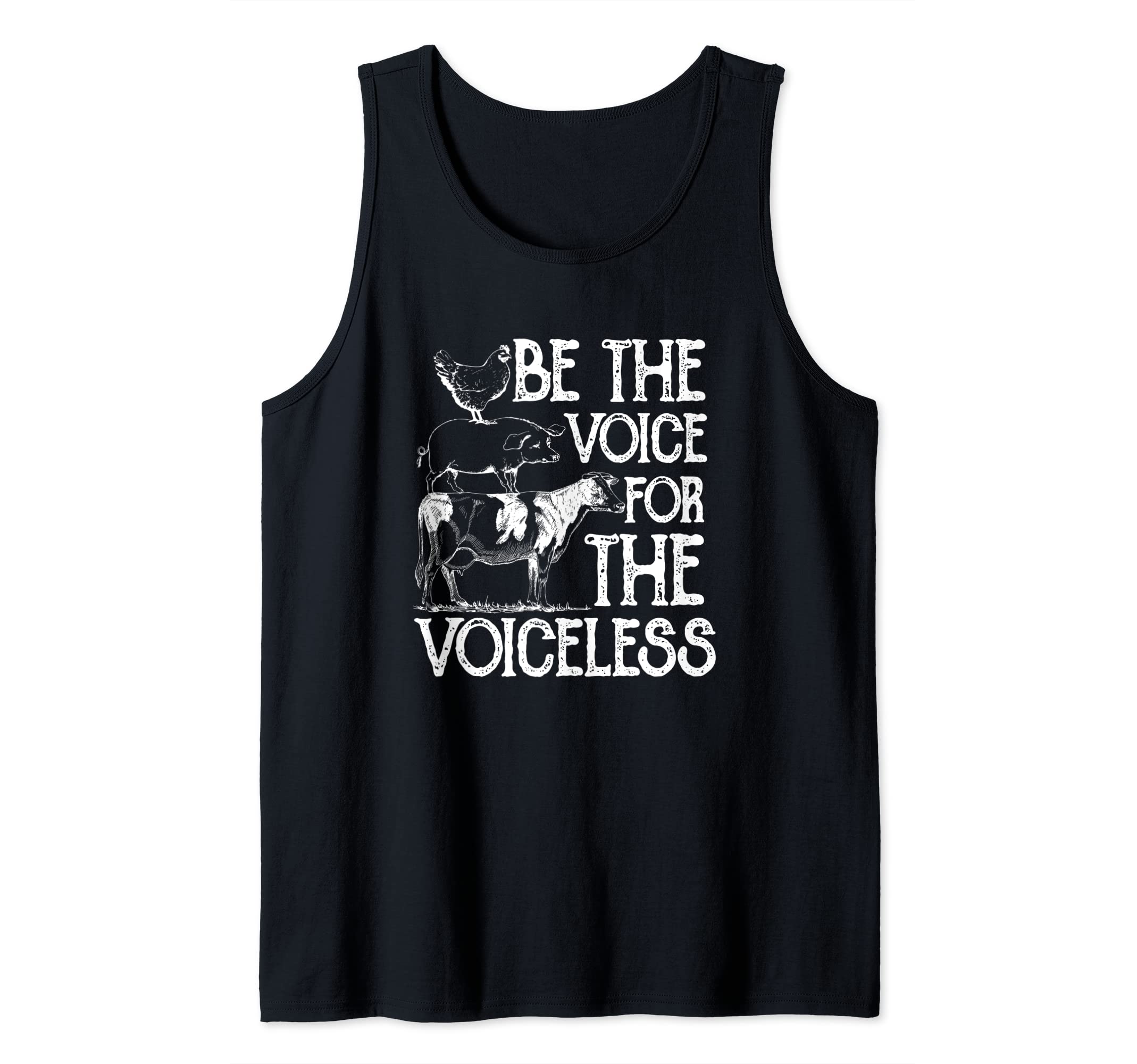 Be the Voice For The Voiceless Veganism Organic Vegan Gift Tank Top