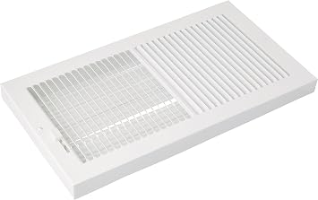 367W12X6 12x6 WHT Base Register, 1 Piece White