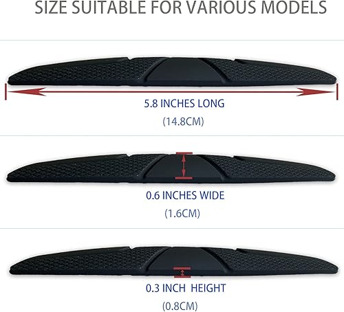 Miniatura 2 de Protectores de borde de puerta de automóvil, protectores de goma negra antiarañazos, paquete de 8 para todos los vehículos (sedán, camión, SUV),