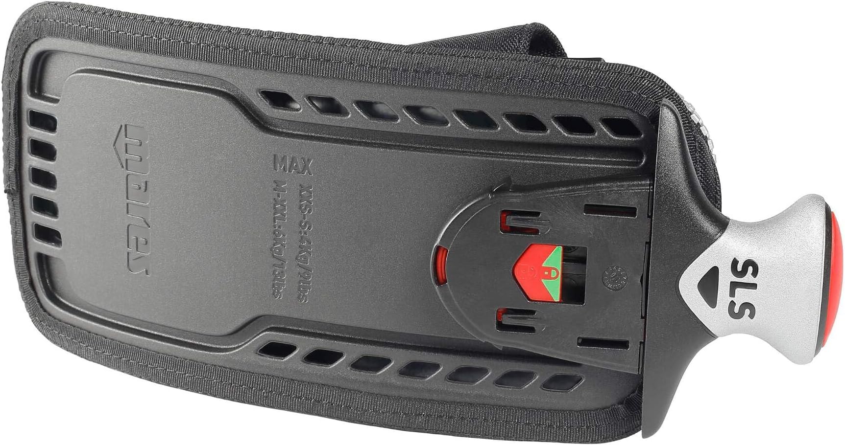 MARES Unisex Adults SLS Slide and Lock Ballast System | Robust Zipped Pocket, Easy to use with Thick Gloves | Small Size with 4 kg Capacity
