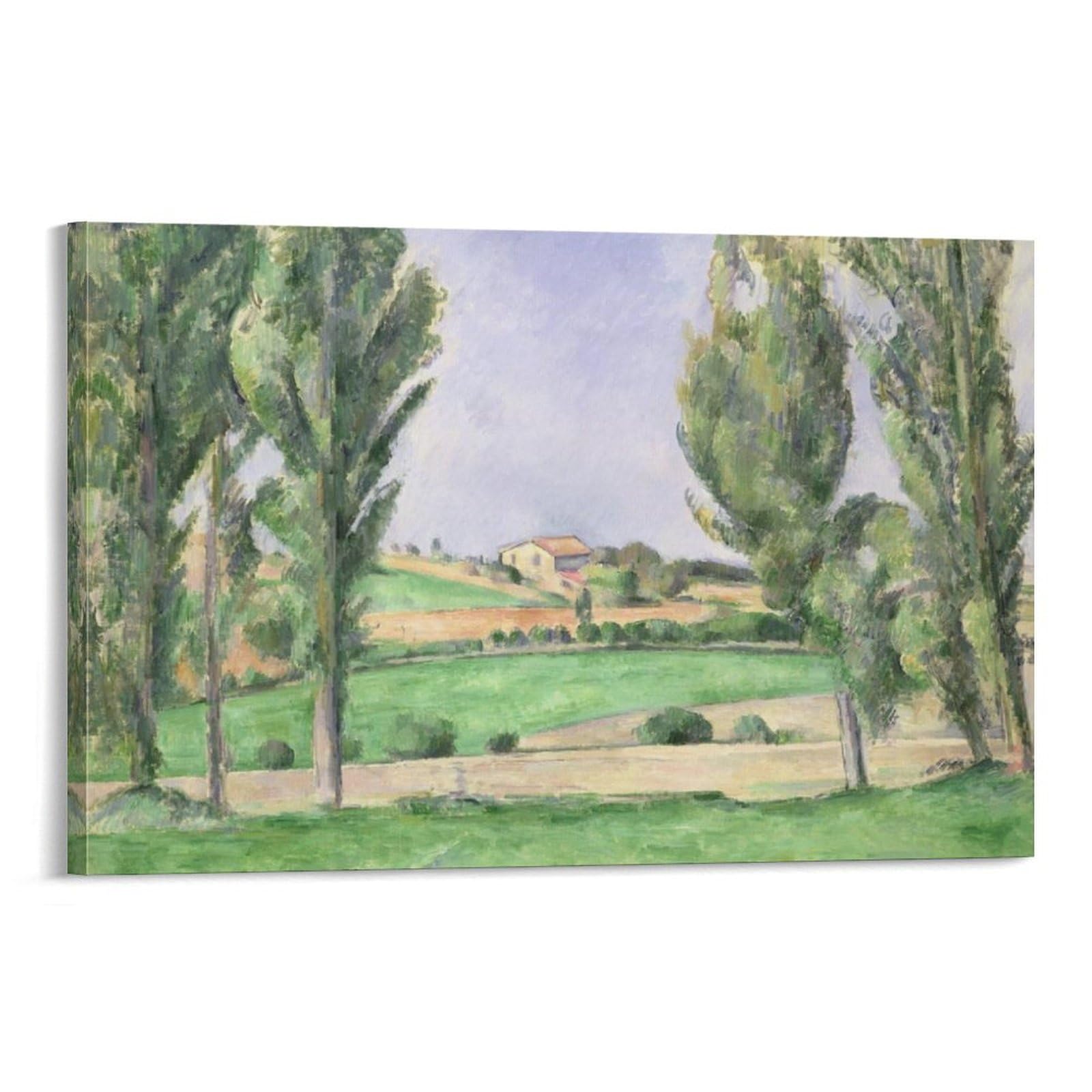 SXDMOUBK Provenzalische Landschaft, C.1885-87 by Paul Cézanne Wall Art Prints Poster Artworks Picture Print Painting Canvas Decor Home Decorative 20x30inch(50x75cm)
