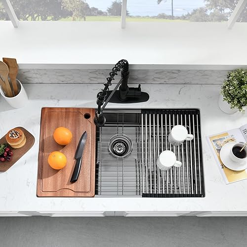 Miniatura 3 de Lavaplatos de cocina de montaje empotrado con base de trabajo