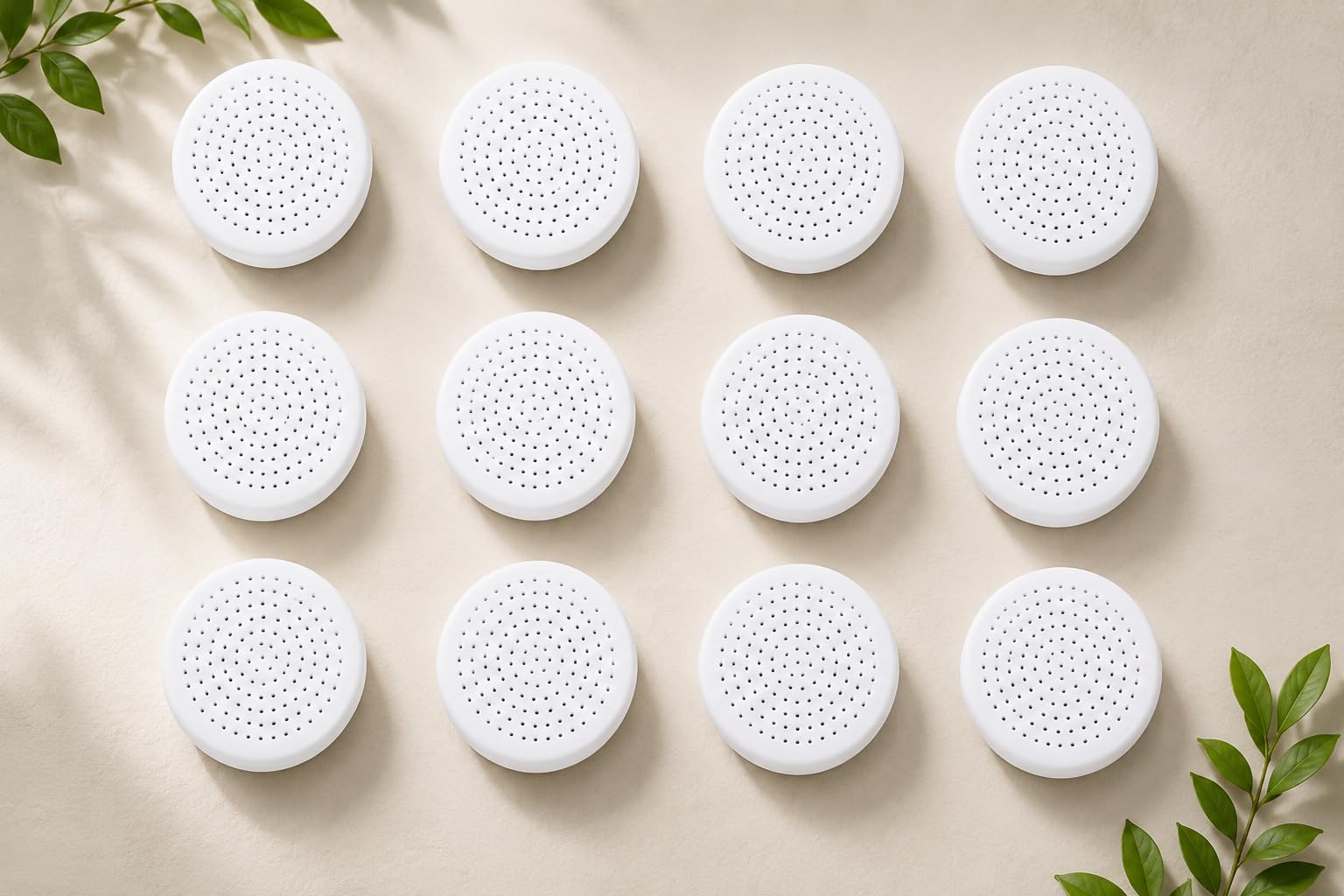 Round Air Vent Cover with Mosquito Net | Wall Ventilation Hole Cover | White Plastic Dust Controller & Insect Mesh | Home Exhaust Vent |, 2.5 Inch, Pack of 12-image-27