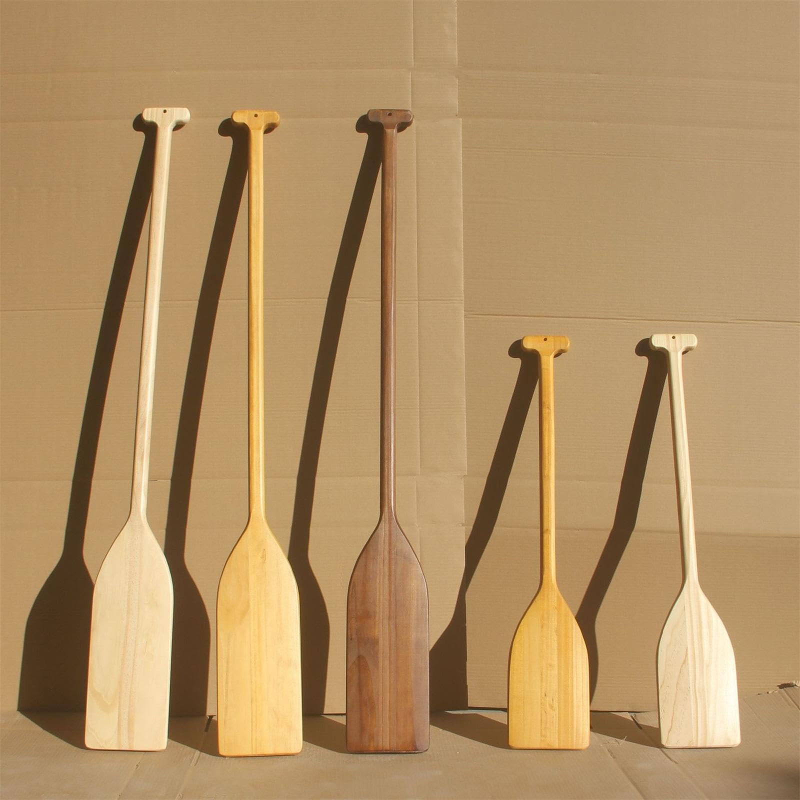 Holz Boots Ruder, Holzpaddelboot Ruder 32 Zoll, Stechpaddel Holz Deko, Wooden Boat Paddle für Heim Büro Bootfahren Kajak Pool Dekoration Rudern Requisiten