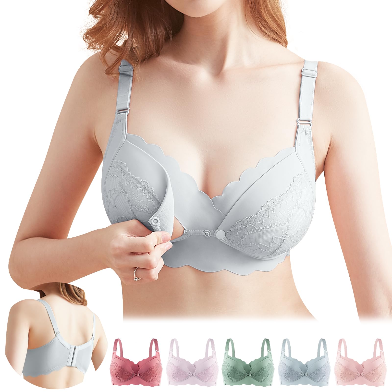 [Allanve] 授乳ブラ マタニティブラ 【崩れ・垂れ解消】【極上の柔らかさ…