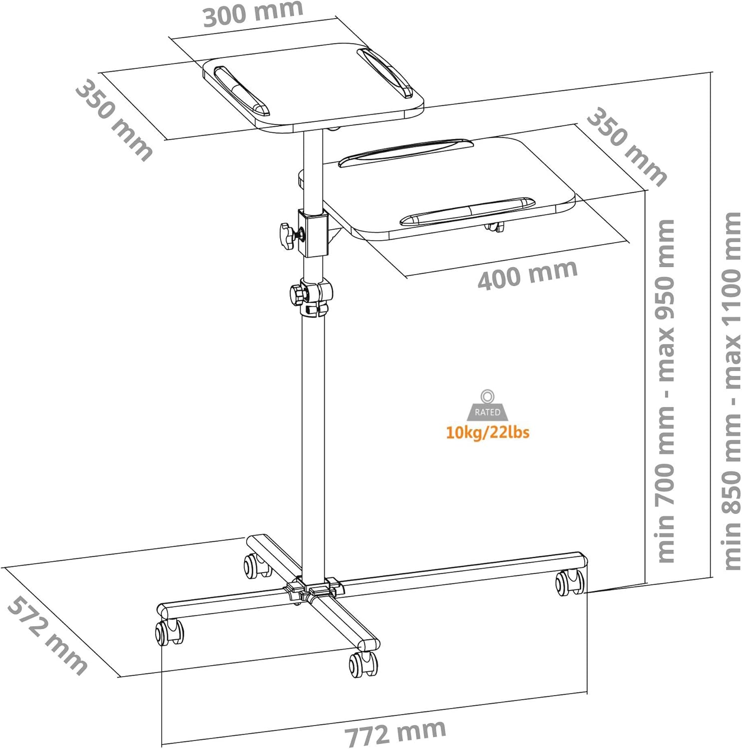 Pronomic PT-6 MKII with dimensions