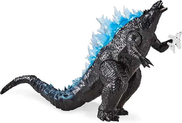 Figurita de Godzilla vs Kong Supercargado 6' con Avión de Combate