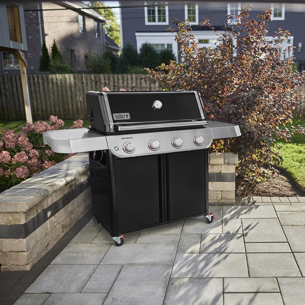 Weber Barbecue gaz Genesis E-415, 4 brûleurs PUREBLU, 14000 W