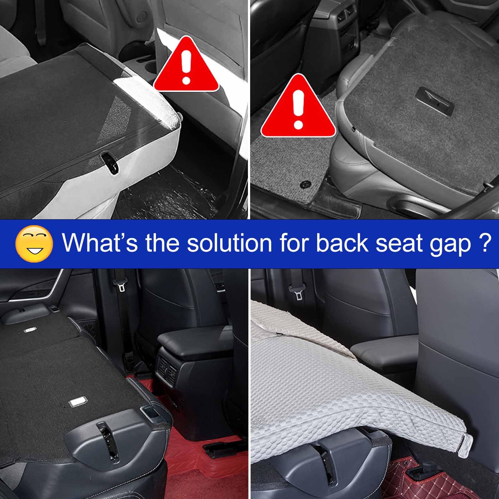 (Gray) Car Camping Essentials, Increase Trunk Space, for Car Camping & Travel, Fits Tesla Y/3,SUV with Full Flat Cargo Like RAV4,CRV,X-Trail,Outback,Highlander,Kuga,Cherokee,Equinox