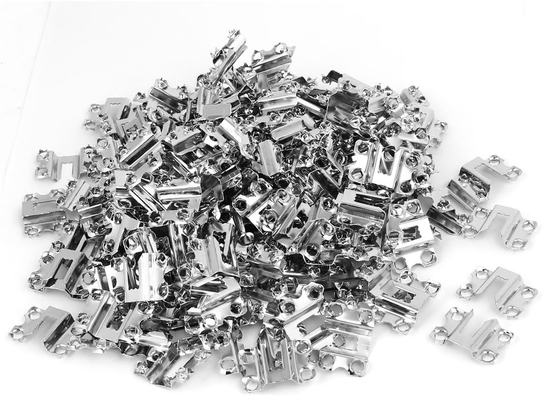 Cross Stitch Picture Frame Metal Hanger Silver Tone 35mmx22mmx6mm 500pcs (a1448e6fceeb14b4585f8e6152169854)