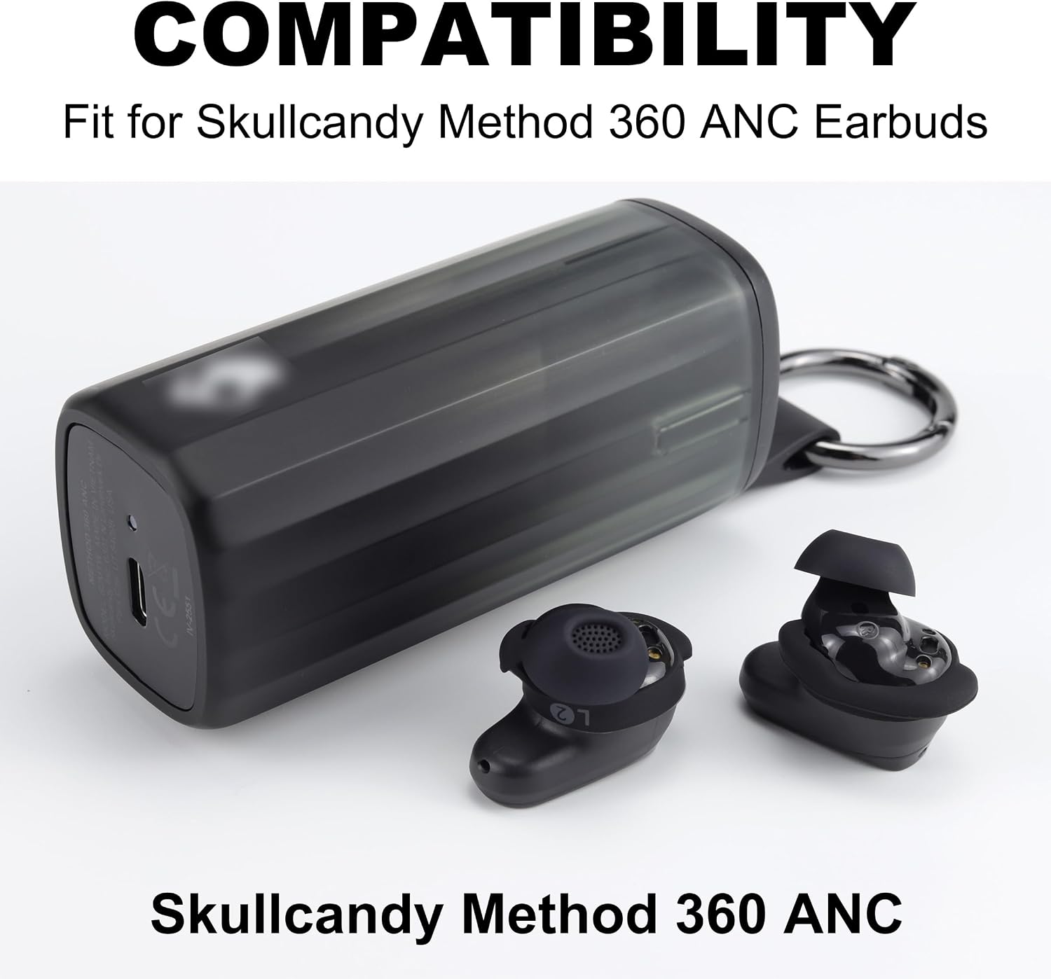 Replacement Ear Wings for Skullcandy Method 360 ANC Earbuds, Large image 2