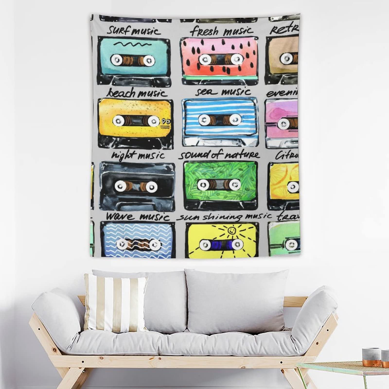 4 Pièces Lot De Cassettes Audio Vierges Colorées Pour DIY Décor Mural