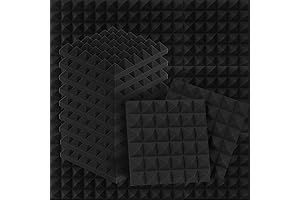 Premium Acoustic Foam Panels 2 Inch - Pack of 48
